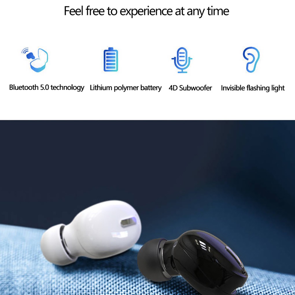 Tai Nghe Nhét Tai Bluetooth 5.0 Không Dây Chống Tiếng Ồn Cho Điện Thoại