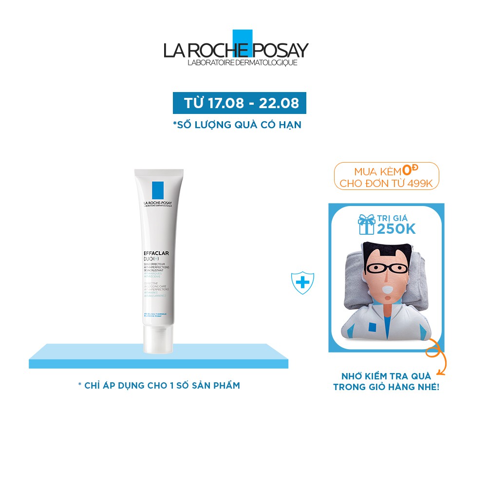 Kem dưỡng La Roche Posay da thông thoáng lỗ chân lông ngừa thâm và mụn Effaclar Duo+ 40ml