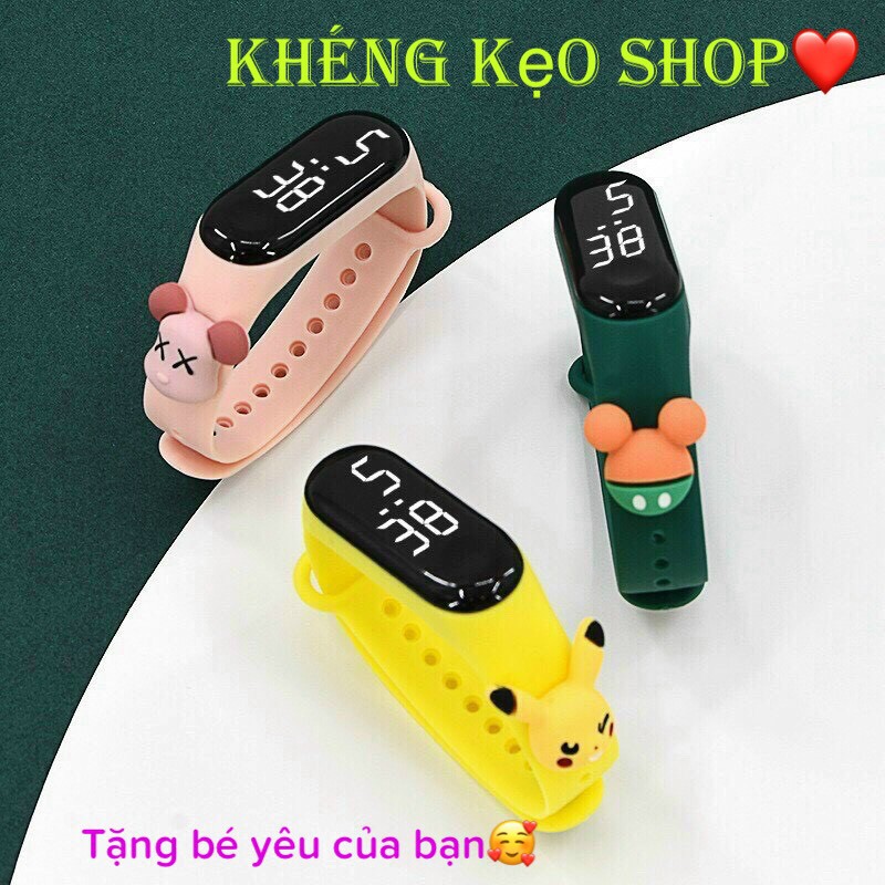 Đồng Hồ đeo tay dây silicon nhân vật hoạt hình Khéng Kẹo Shop