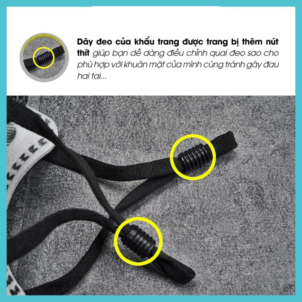 Combo 2 hộp khẩu trang Mona mask 6 lớp ngăn bụi mịn ( 30c/hộp) - ami official