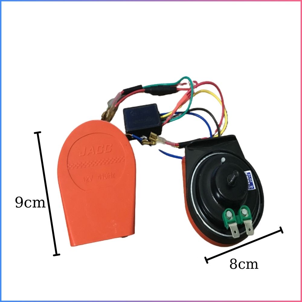 Còi Ngân 8 Tiếng Âm Thanh Cực Chất Cho Ô tô, xe Máy, Còi Ngân JACC- CNJ