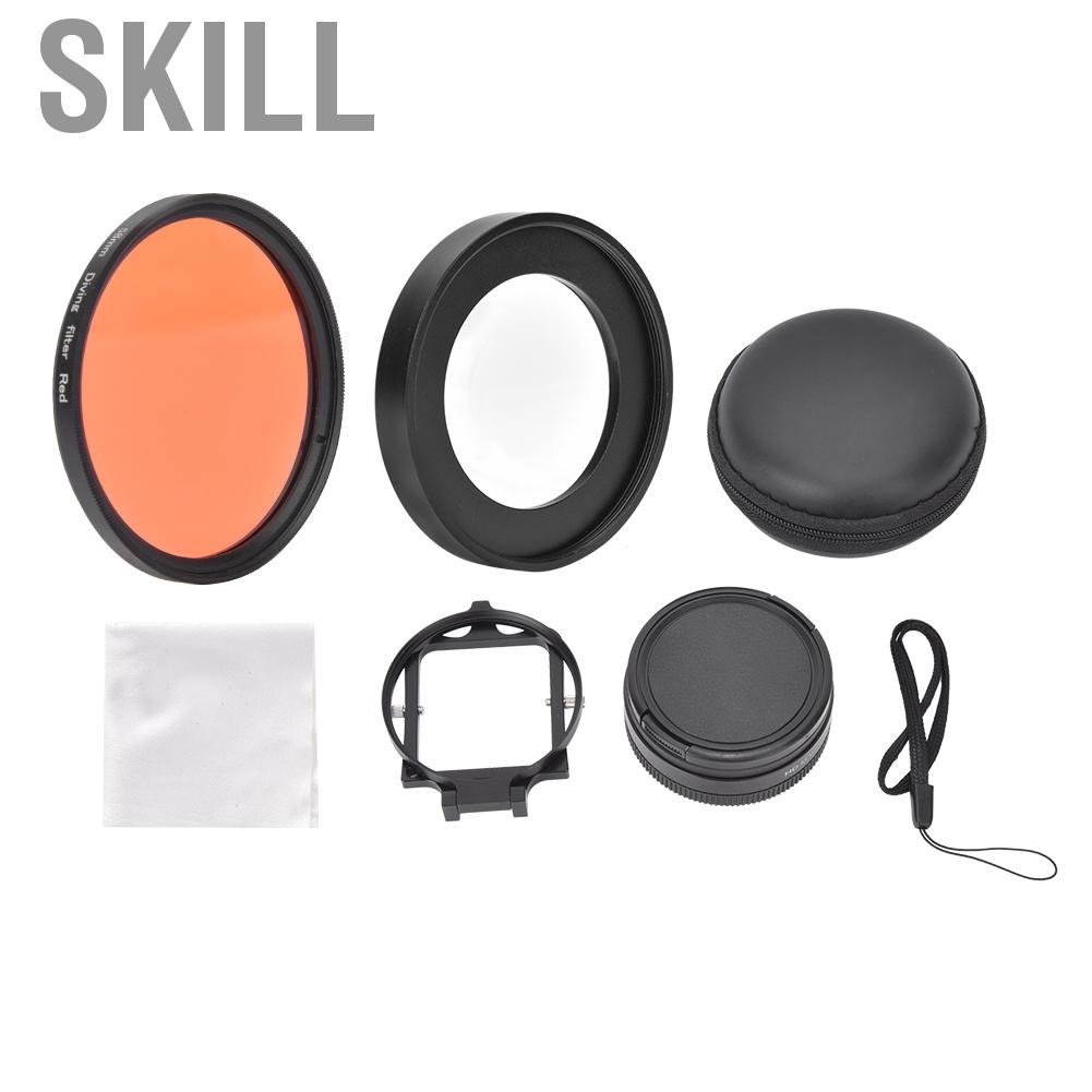 Kính lọc màu đỏ 58mm kèm ống kính Macro 16X cho camera hành trình Gopro5 | BigBuy360 - bigbuy360.vn