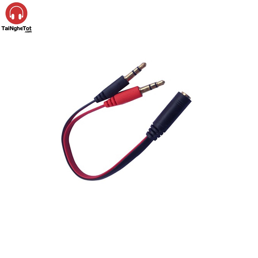 Jack gộp Mic và Tai nghe 3.5mm cho PC hoặc Laptop