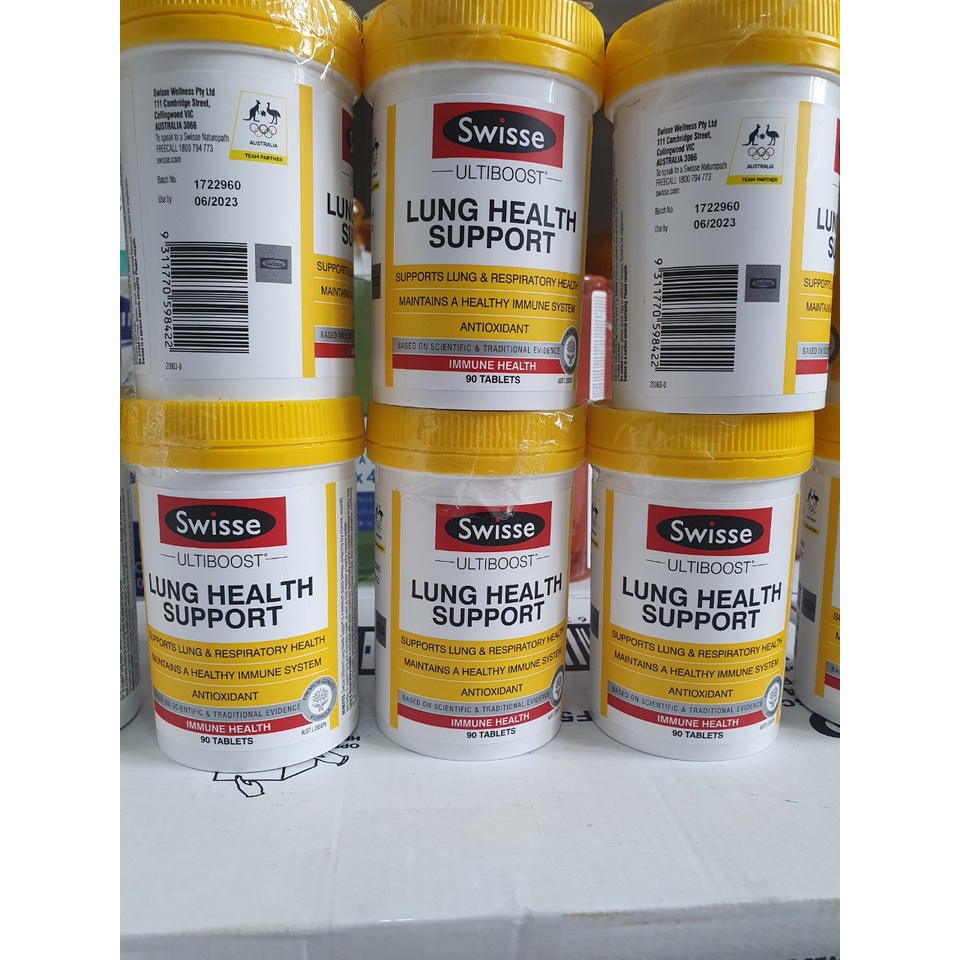 Thải Độc Phổi Swisse Lung Health Support 90 viên