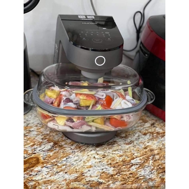 [Mã ELHADEV giảm 4% đơn 300K] Nồi Hấp Đa Năng Hurom Steam Pot SC-B01FMG (Full 3 khay)