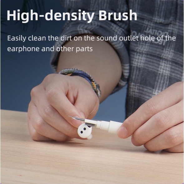 Bút vệ sinh tai nghe airpod đồ vệ sinh tai nghe Bộ Dụng Cụ Vệ Sinh tai nghe Cầm Tay 3 Trong 1