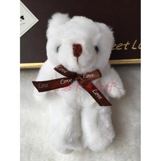 Gấu bông xù 12cm đủ màu xinh xắn