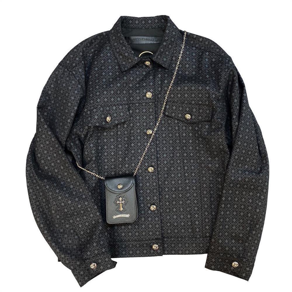 Áo Khoác Denim In Họa Tiết Thời Trang Cho Cặp Đôi