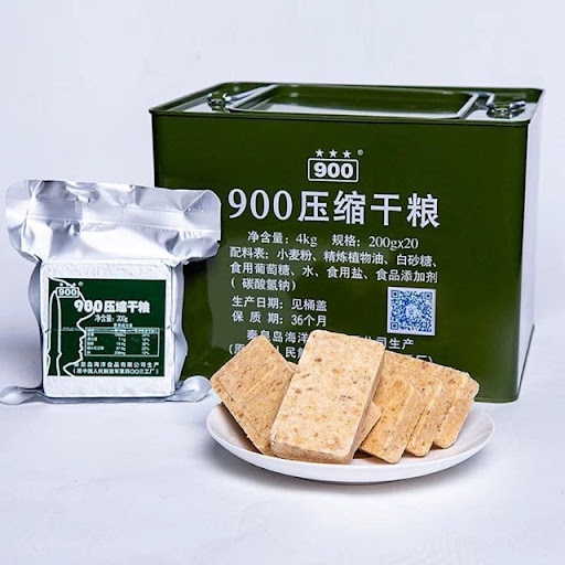 COMBO 4 GÓI LƯƠNG KHÔ QUÂN ĐỘI 3 SAO 900 - gói 200gr