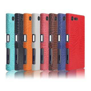 For Sony Xperia X COMPACT Case Crocodile Pattern Skin Hard Cover