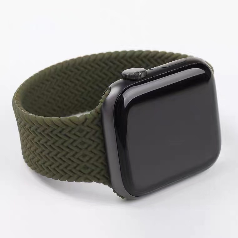 Dây Đeo Đồng Hồ Bằng Silicone Co Giãn Linh Hoạt Dành Cho Apple watch 7 6 SE 5 4 3 45mm 44mm 40 iWatch 38 41mm 42