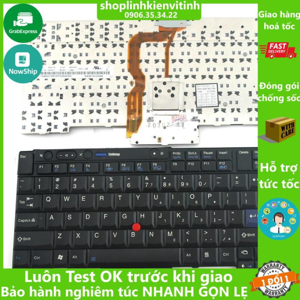 (KEYBOARD) BÀN PHÍM LAPTOP LENOVO T400/T410 (EU) dùng cho ThinkPad T400s T410 T410s T510 W510 W520 T420 T420s T520