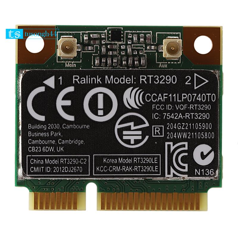 Card Wifi Không Dây 150mbps 2.4ghz Rt3290 Bt 3.0 Pci-E Thẻ