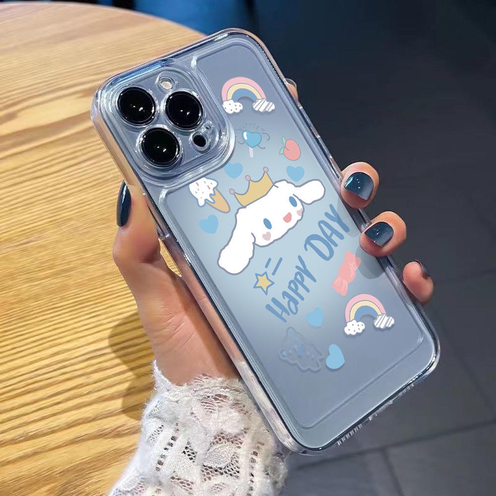 Ốp Điện Thoại Trong Suốt Họa Tiết Cinnamon Cho iphone 14 pro Max 11 13 7 8 Plus 12 13Pro Max X XS Max 7 8 SE 2020