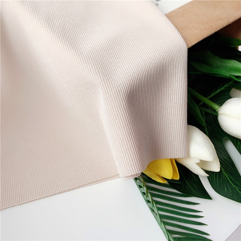 Quần ống rộng chất gân tăm mặc mềm, mát, thoải mái