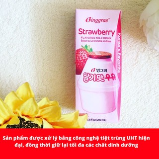 Sữa Binggrae Dâu 200ml