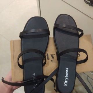 [ Sẵn 36,37 ] Sandal dây mảnh uzzlang ( có ảnh thật)