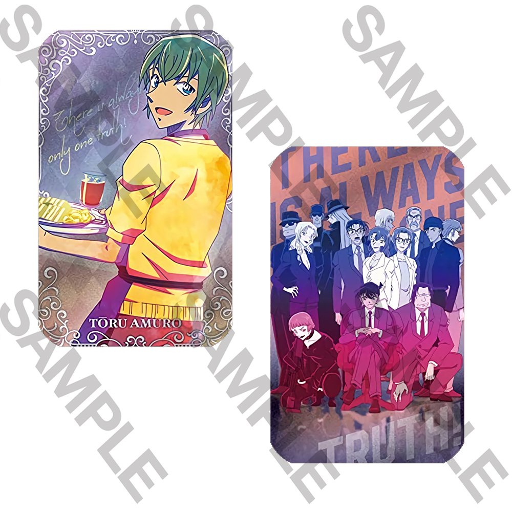 Ảnh card bo góc in hình THÁM TỬ LỪNG DANH CONAN Detective Conan ver LÒE LOẸT thẻ bo viền 5*8cm anime chibi 1 tấm