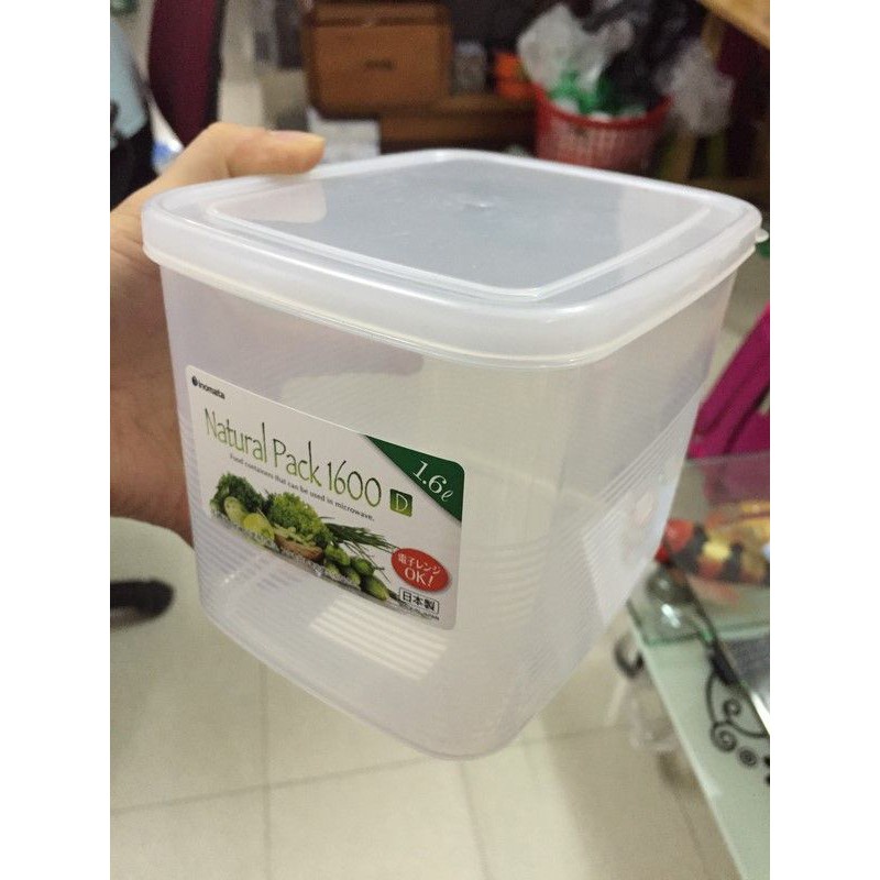 Hộp thực phẩm vuông 1600ml Inomata NHẬT BẢN