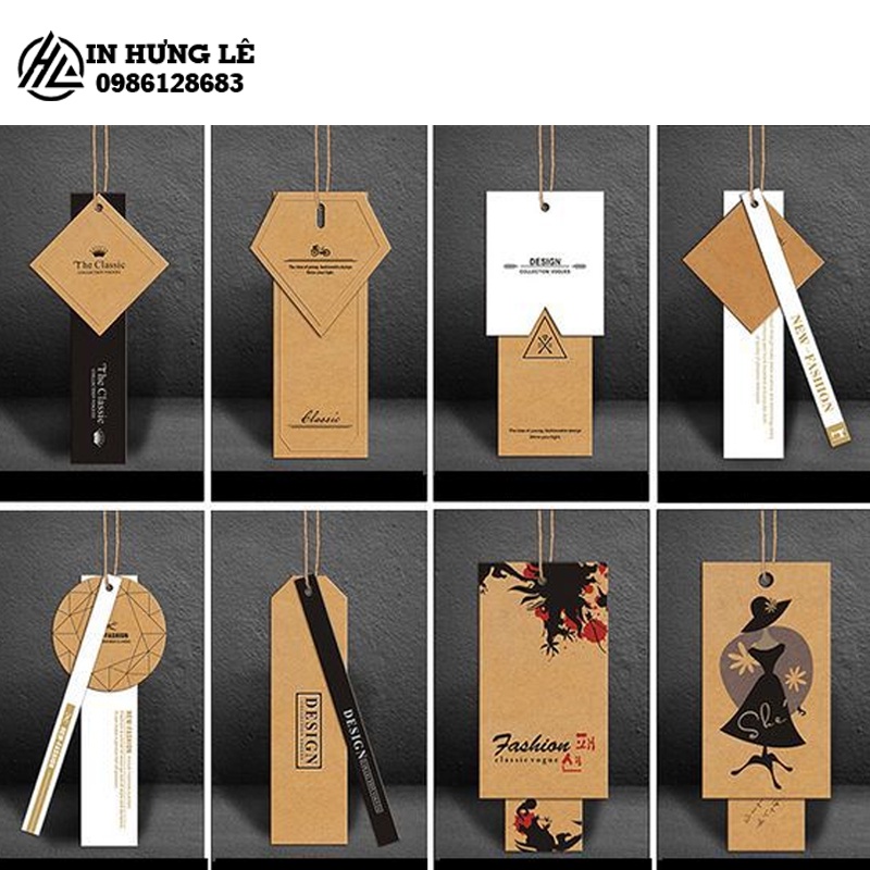 Tag mác thẻ treo quầo áo # FREE THIẾT KẾ# cam kết rẻ nhất, in đẹp, lấy ngay