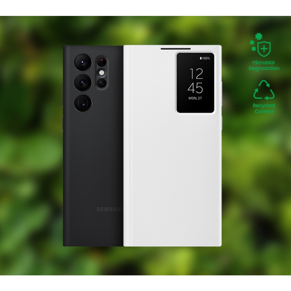 Bao Da Clear View Cover Samsung Galaxy S22 / S22 Plus / S22 Ultra 5G - Hàng Chính Hãng