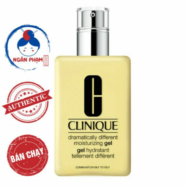 [Có Bill - Da Dầu] Kem dưỡng ẩm Clinique Gel 200ml/125ml