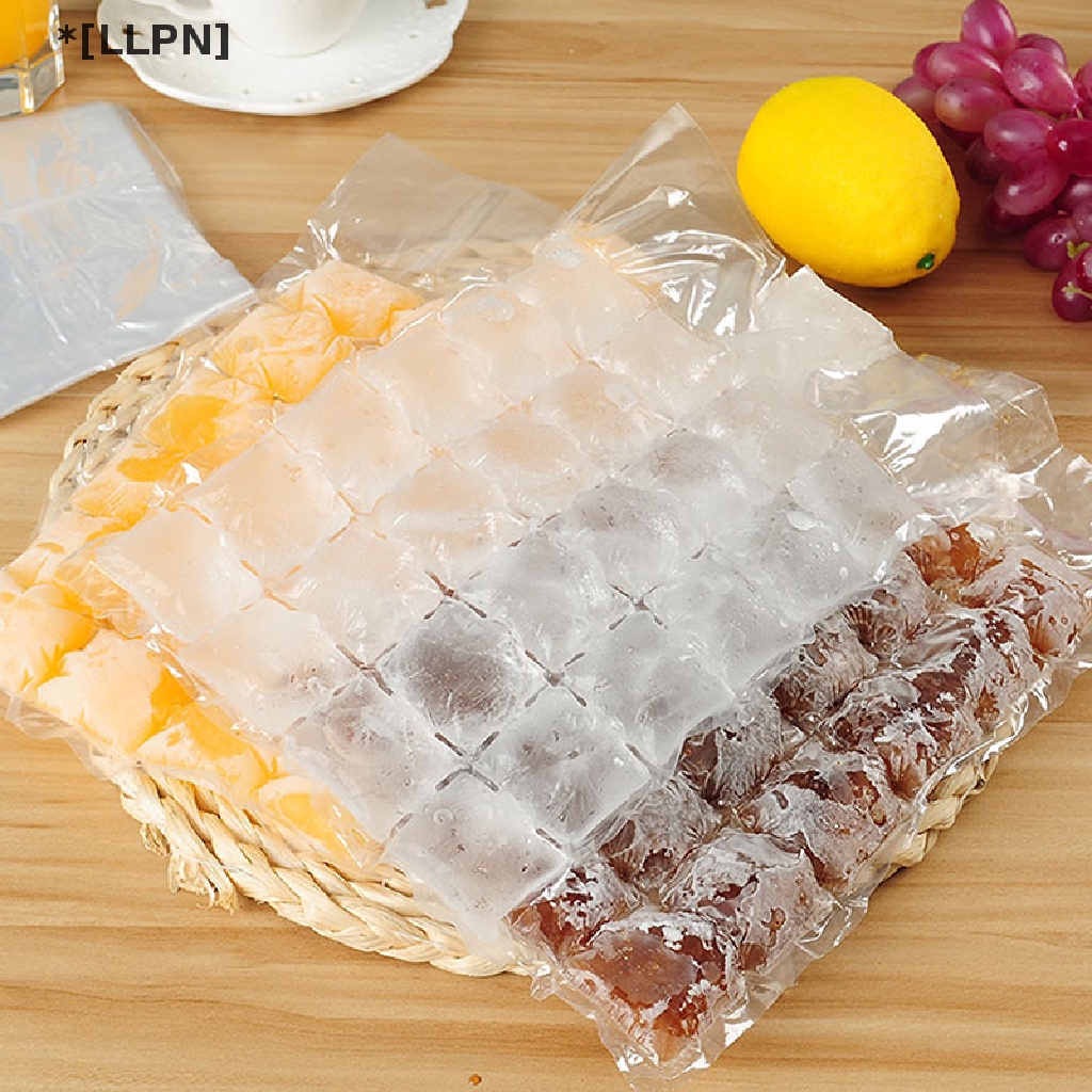 Set 10 Túi Làm Đá Viên Dùng Một Lần Kèm Phễu
