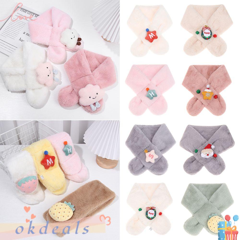 Khăn Choàng Cổ Giữ Ấm Mùa Đông Kiểu Dáng Dễ Thương Cho Bé