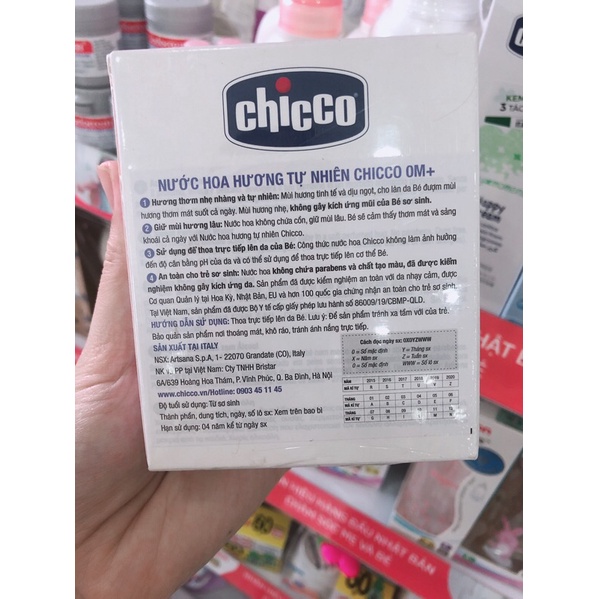 Nước Hoa Chicco Cho Bé Từ Sơ Sinh