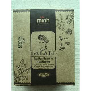 Thảo dược bột lá nhuộm tóc phủ bạc dalabo