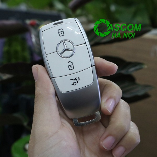 Vỏ khoá Mercedes – Vỏ chìa khoá thông minh ô tô Mercedes 3 nút đời mới Type 2