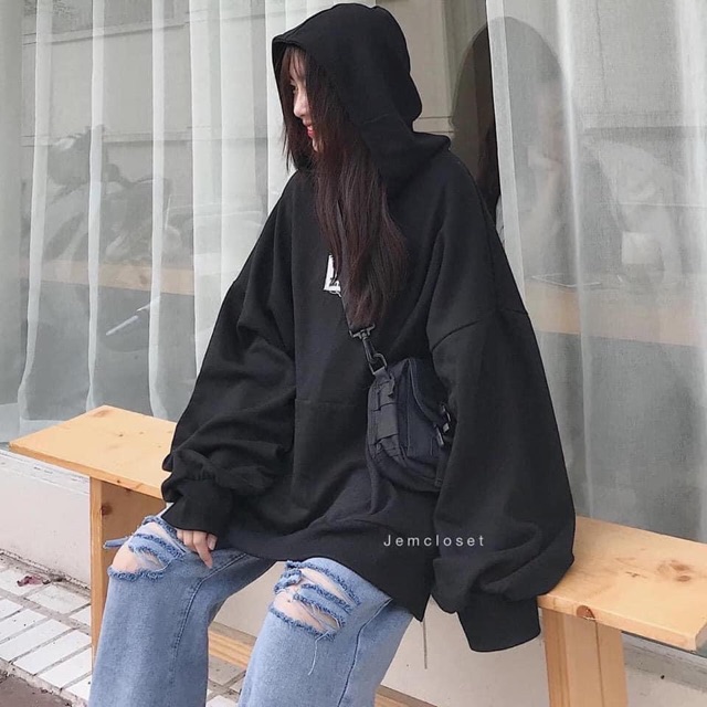  Áo Hoodie nỉ có mũ chui đầu in chữ ngực This That | BigBuy360 - bigbuy360.vn