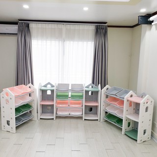 Kệ đồ chơi holla 3 khối cho bé hl-1081 mới nhất 2021