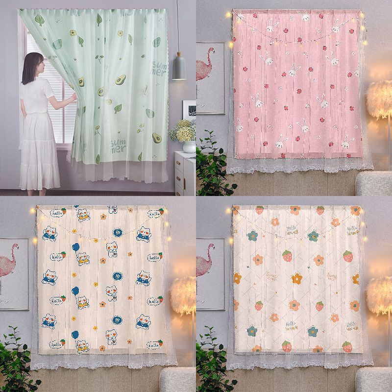 Rèm cửa dán chống nắng, rèm cửa dán trang trí cửa sổ - phòng khách dễ dàng lắp đặt không khoan đục Levika