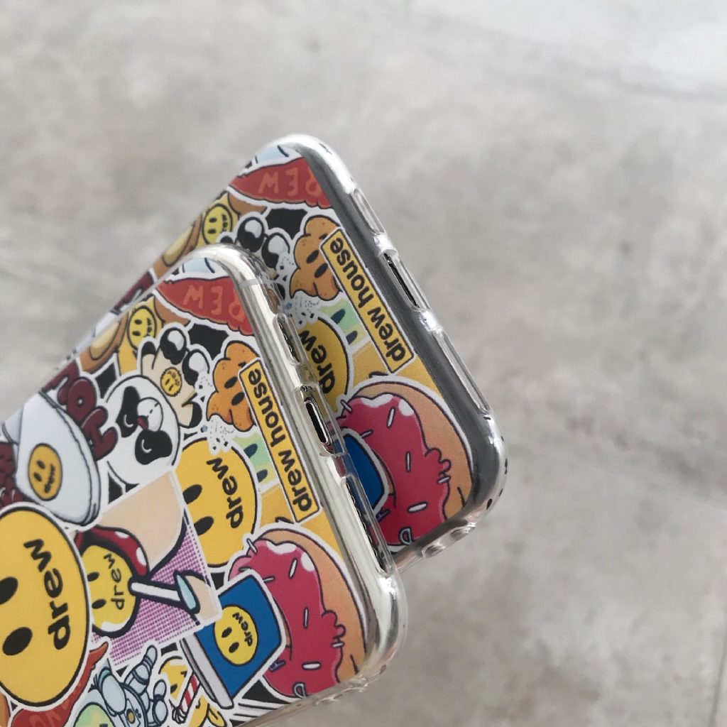 Ốp điện thoại trong trang trí họa tiết mặt cười đẹp mắt cho Apple iPhone11 Pro 6/6s 7/8plus X/XS XR XSMAX | BigBuy360 - bigbuy360.vn