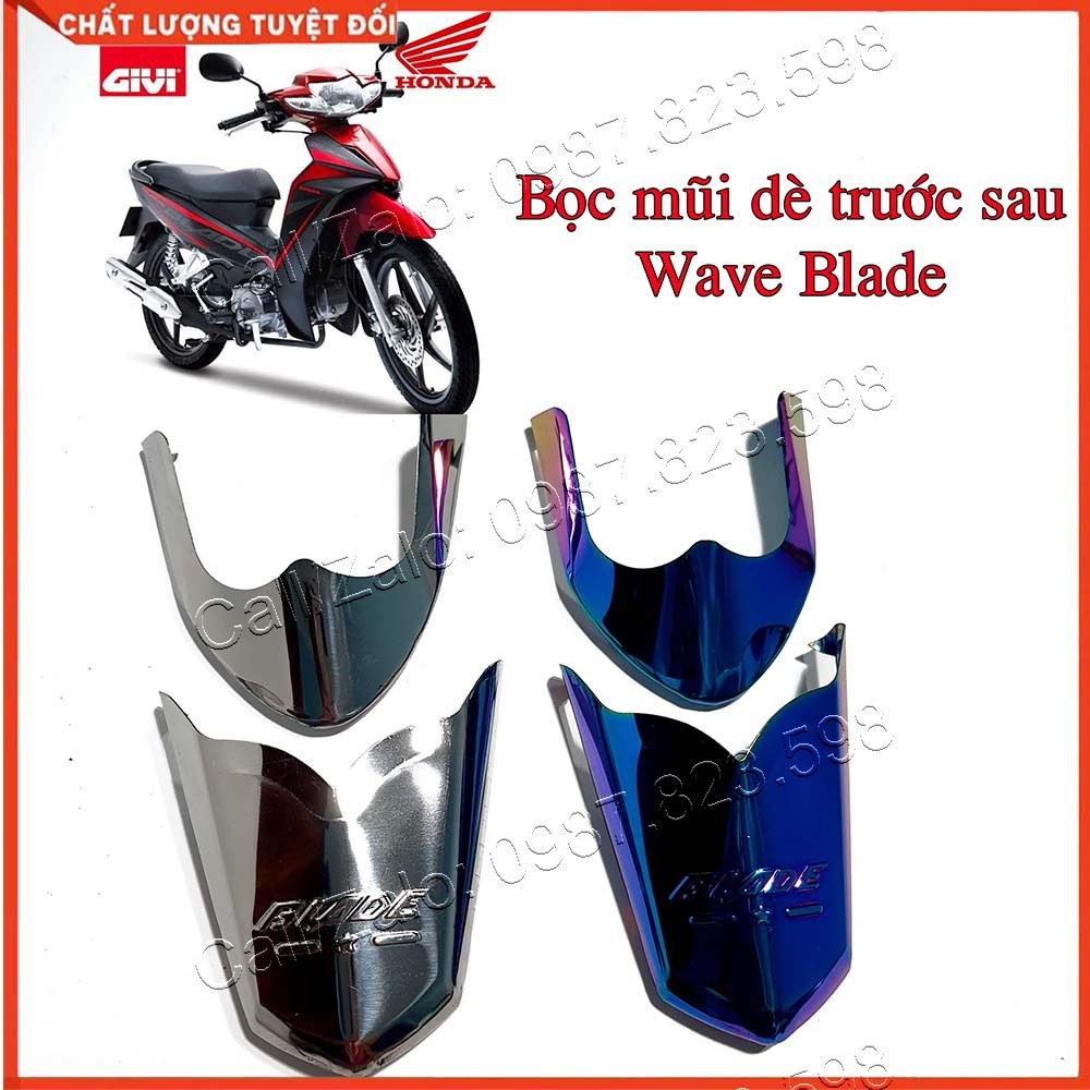 [Mã LIFEAU5SALE giảm 20k đơn 50k] Ốp Mỏ Dè Wave Blade ( Giá 1 Bộ Có 2 Màu Cho AE Lựa Chọn Nha )