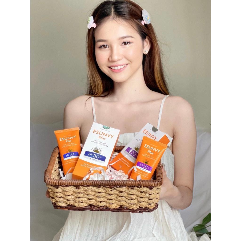 [Chính hãng] Kem Chống Nắng Esunvy Plus Sun Care Face SPF50+/PA++++ Phù Hợp Cho Da Nhạy Cảm, Bảo Vệ Da Hoàn Hảo Tuýp 50g