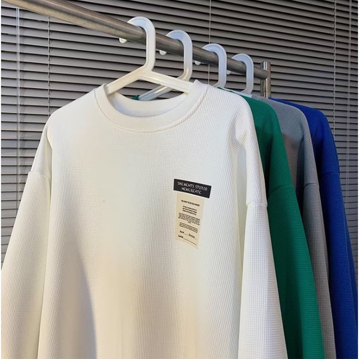 Áo Sweater Cổ Tròn Thiết Kế Đơn Giản Thời Trang Theo Phong Cách Hàn Quốc Cho Nam áo sweater nam