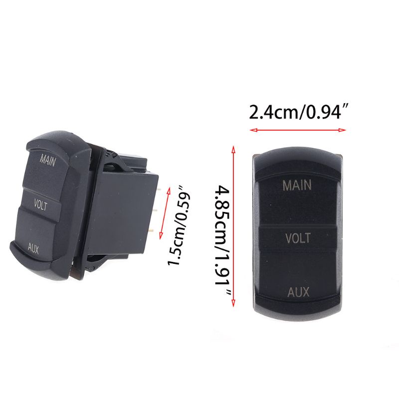 Vôn Kế Điện Tử Mini 12V-24V Màn Hình LED Hiển Thị