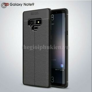 Ốp lưng dẻo vân da Auto Focus cho galaxy note 9