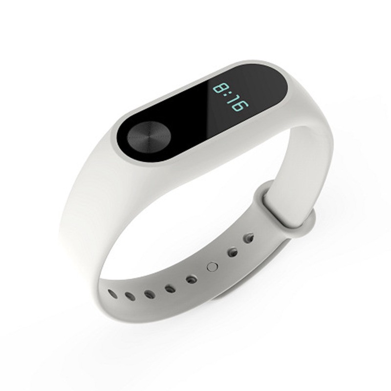 Duo Teng Dây Đeo Thay Thế Chất Liệu Silicon Màu Trơn Cho Xiaomi Mi Band 2