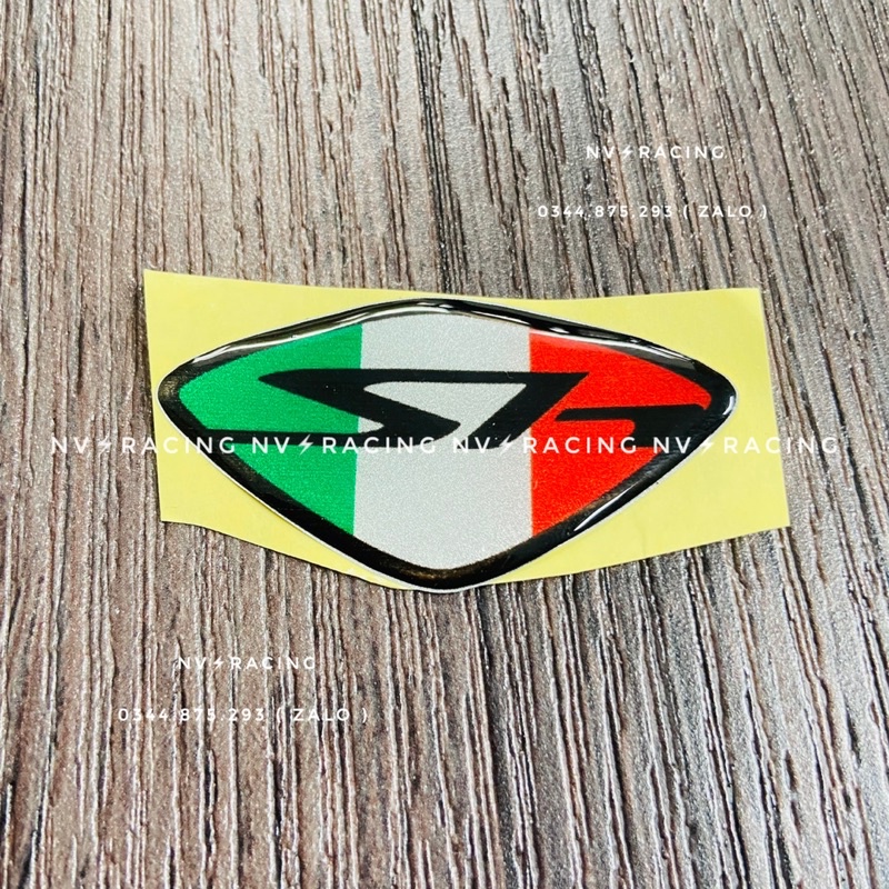 Tem logo chữ SH dán mặt nạ trước chống thấm nước và bay màu