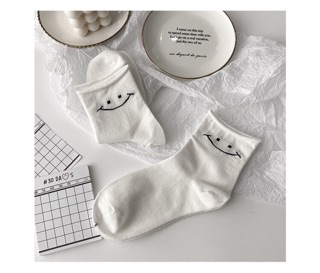 Tất/vớ trắng lửng SMILE SOCK