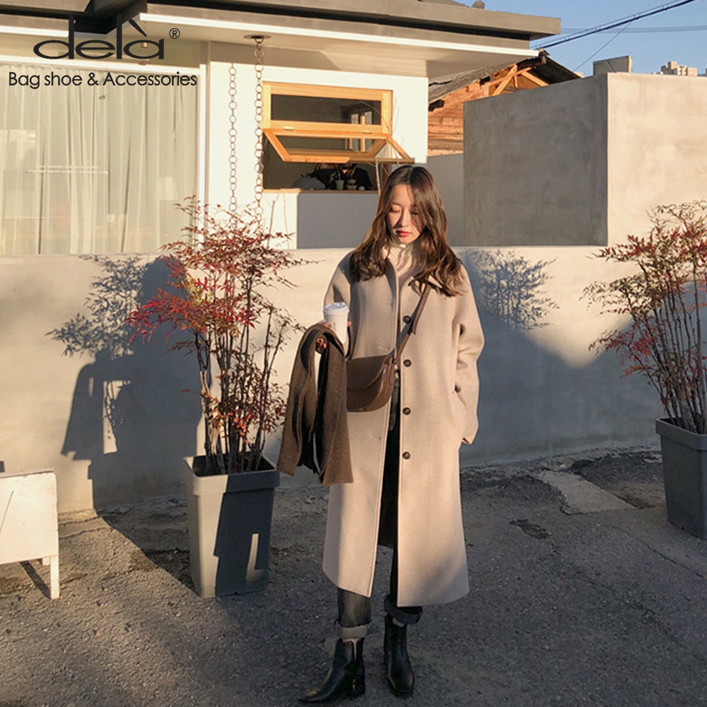 Dela Túi Đeo Vai Hình Vuông Cỡ Nhỏ Phong Cách Hồng Kông Cổ Điển Thời Trang Cho Nữ