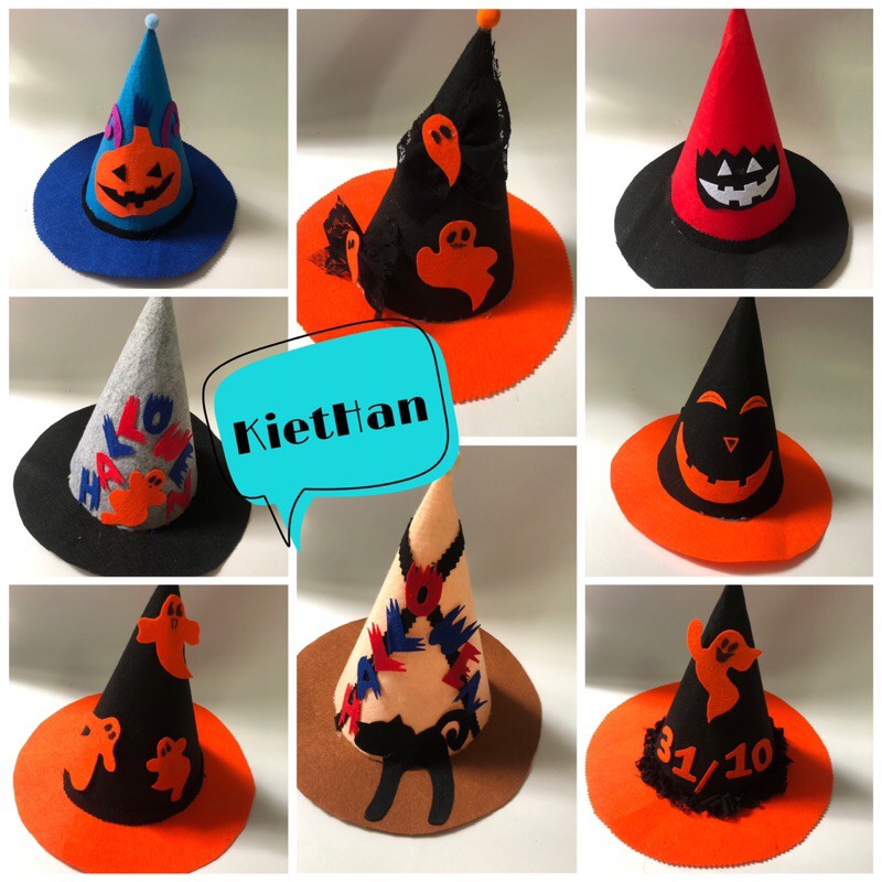 Nón phù thuỷ hoá trang Hallowen