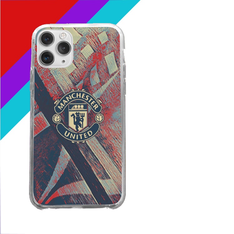 Ốp lưng iphone Manchester united logo 6 cho iphone 7 - iphone 12 RED20210060