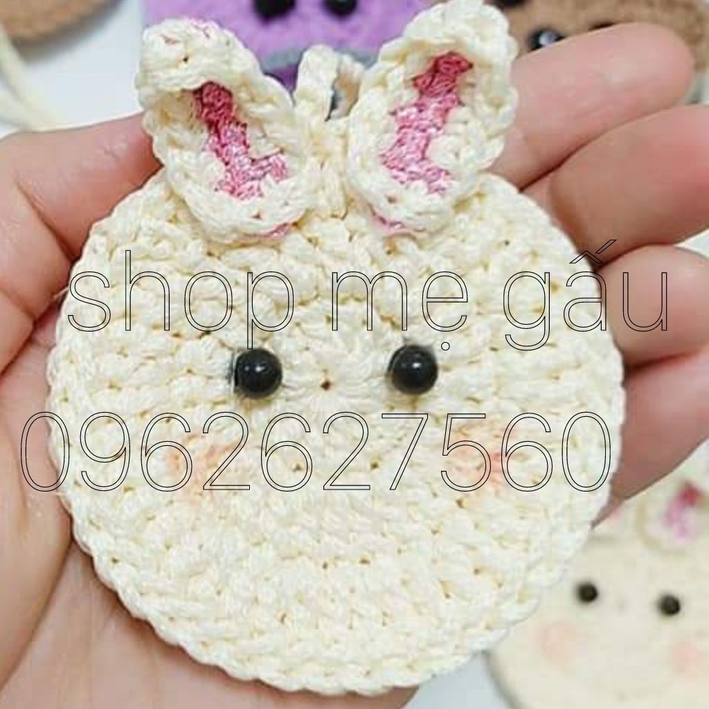 Túi đựng tỏi cho bé HANDMADE Túi đựng tỏi hình thú xinh xắn chất sợi dệt bền đẹp, may theo nhu cầu đặt hàng