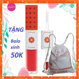 [Mua Son Tặng Balo]- Son Kem Lì Lemonade Đông Nhi Perfect Couple Lip Love Edition