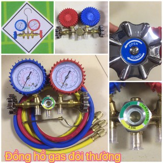Bộ Đồng hồ nạp gas lạnh đôi