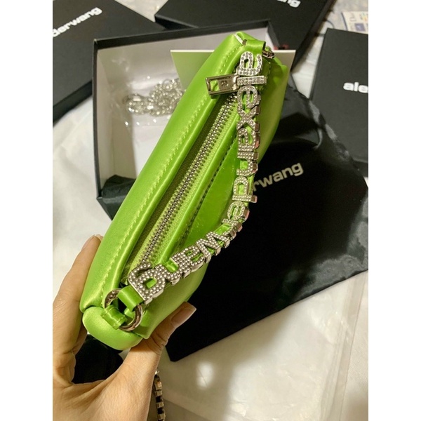 Túi Alexander Wang Scrunchie Da Bò Full Box